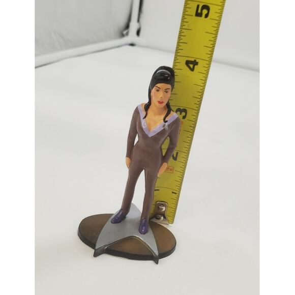 VTG 1992 Star Trek Next Generation Deanna Troi 4" Vinyl Figure Hamilton Gifts - Picture 6 of 6